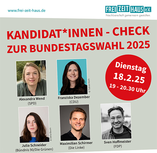 Kandidatinnencheck 2025 - Plakat